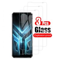 3Pcs Tempered Glass For Asus ROG Phone 3 ZS661KS Glass Screen Protector Glass for Asus ROG Phone 3 Strix Edition Protective Film