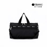 【LeSportsac官方直營】輕量尼龍 多夾層旅行袋(1381 經典黑)