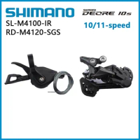 Shimano Deore RD-M4120-SGS Rear Derailleur 10/11 Speed SL-M4100-IR Shifter For Mountain Bike Bicycle Riding Parts Original