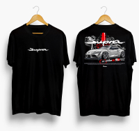 Kaos Distro Supragr Katun Baju Big Size jumbo Pria Wanita Kece T-Shirt Combed Sablon Jepang Hitam De