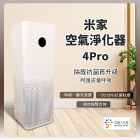 Xiaomi 米家空氣淨化器 4 Pro 空氣清淨機 淨化器 空氣淨化器 除塵 抗霾 濾除甲醛 觸控按鍵 米家APP操控-米家空氣淨化器4Pro(時時樂限定)