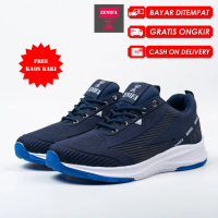【NEW】 SEPATU SNEAKERS PRIA SPATU LARI SPORT RUNNING IMPORT PRIA ZENIFA KETS INCLUDE BOX - TERMURAH