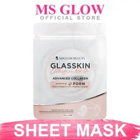 MS GLOW SHEET MASK GLASSKIN COLLAGEN MASK PDRN