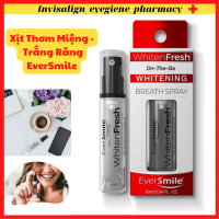 WhitenFresh Xịt thơm miệng trắng răng khử mùi hôi khay niềng răng trong suốt Invisalign, cà phê, hàn