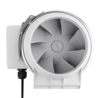 4 inch 220V Exhaust Fan Wall Window Mountable Toilets Kitchen Bathroom Home Silent Inline Pipe Duct Fan Ventilate Air Cleaning