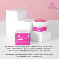 Cream Malam Wajah Glowing Melembabkan Kulit NYRTEA NIGHT CREAM