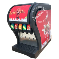 Post Mix Soda Fountain Dispenser With 5 Valves Automatic Cold Drink Vending Beverage Dispensers for Sale
