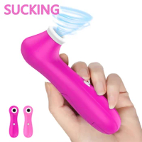 Sucker Vibrator Tongue Vibrating Clit Nipple Sucking Clitoris Stimulator Vibrator Blowjob Sex Toys For Women Masturbator