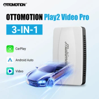 TV Box Smart Car Intelligent Systems Android Auto Apple CarPlay Wireless for Netflix Spotify IPTV Play2Video Pro Ai Adapter 2024