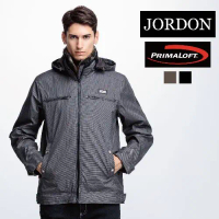 【JORDON 橋登】PrimaLoft 美國陸軍人造羽絨 軍裝外套-淺咖,2L