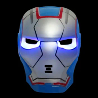 Avengers Iron Man Figurine Light Ironman LED Mark Helmet Model Toys Cosplay Props For Boys Gift