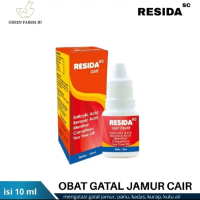 RESIDA CAIR Komposisi Salicylic Acid 5%, Benzoic Acid 5%, Menthol 1%, Camphora 1%, Tea Tree Oil 0,