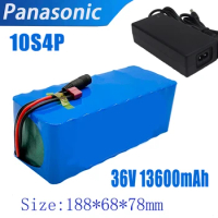 Panasonic 36V 10S4P 1000W 13.6ah 18650 Met 25A Balans Bms 42V Lithium Accu Ebike Elektrische Auto fiets Motor Scoot
