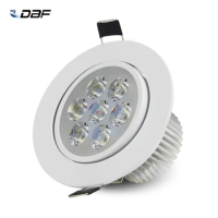Dimmable LED Downlight Led Recessed Downlight 3W 4W 5W 7W AC85V-265V Super Bright Indoor Lighting Downlight With LED Driver