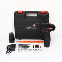 MJ JLD 12V Mesin bor cordless baterai bor listrik bor cas murah 10mm Chuck Bisa bor besi beton tembo