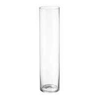 CYLINDER 花瓶, 透明玻璃, 68 公分