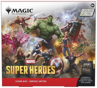 Magic The Gathering MTG Marvel Super Heroes Scene Box - Heroes United - Marvel Super Heroes (MSH)