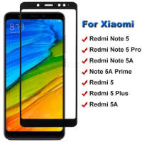 Full Cover Tempered Glass For Xiaomi Redmi Note 5 Pro Screen Protector for Redmi Note 5A Prime Protective Glass For Redmi 5 Plus