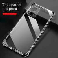 Transparent Anti-fall Soft Case For Motorola Edge 30 Neo Lite Edge30 Ultra Fusion X Moto X30 S30 Pro E30 E40 G One 5G Ace Cover