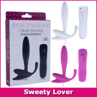 Anal Sex Toys Electric Prostate Massager Butt Plugs New 2014 Vibrating Silicone G-spot Stimulation Massager for Men Sex Products