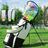 Golf Bag Caps Protective Cover Hood Protection Portable Club Bags Raincoat Golf Accessory For Golf Bag Golf Push Carts Equipment