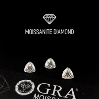Moissanite Diamond D-Color VVS1 Trillion Shape - เพชรโมซาไนท์ เพชรโมอีส รูปสามเหลี่ยมบะจ่าง [Size 7x