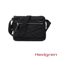【Hedgren】INNER CITY系列 RFID防盜 S Size 側背包(菱格黑II)