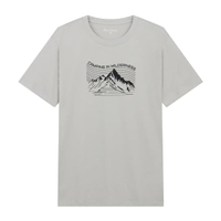 เสื้อยืดแขนสั้นผู้ชาย Camp Printed T-shirt (Beau Monde) สีเทา
