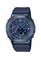 G-SHOCK Casio G-Shock Men's Analog-Digital Watch GM-2100N-2A Metal Covered Blue Resin Band Sports Watch