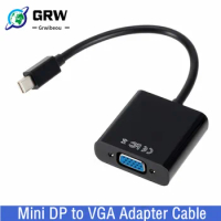 Mini Thunderbolt to VGA Converter 1080p Mini DisplayPort Display Port Mini DP to VGA Cable Adapter For HDTV For MacBook Air Pro