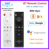 Original Ugoos AM7 AM6B PLUS AM6 PLUS Android TV Box BT Voice Remote Control with Gyroscope Replacement Air Mouse for UGOOS PC