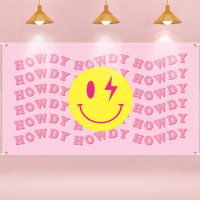 Pink Polyester Party Banner Rectangle Background Sweet Dormitory Bedroom College Style Tapestry Photography Studio Photo Props