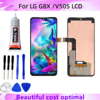 100%Test Original LCD Screen For LG G8X G V50S ThinQ LCD Display With Frame Touch Screen Digitizer For LG G8X LCD Replacement