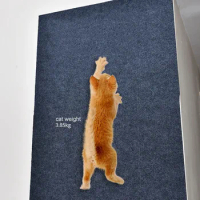 Wall Anti Felt Fabric DIY Self-adhesive Cats Scratching Board Mat Sofa Furniture Protection Cat Toys Paws Sharpen Trimmable