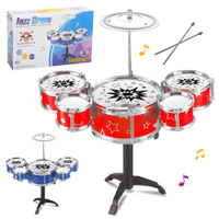 Wholesale cheap mini simulation jazz drum set music toys for baby kids music enlightenment