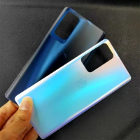 For Motorola Moto Edge 20 Pro Glass Back Battery Cover Door Panel Housing Case With Logo Replacement Parts