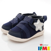 ★日本IFME健康機能童鞋-森林大地系列學步鞋IF20-180412藍(寶寶段)