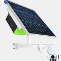 solar powered panel wifi cctv waterproof battery operated outdoor wireless security camera street lights with 4g sim card