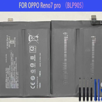 Original Capacity BLP905 Replacement Battery FOR OPPO Reno7 pro Mobile Phone Batteries Bateria