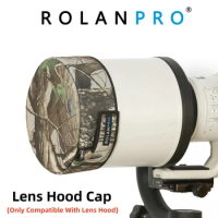 ROLANPRO Camouflage Lens Hood Cap For Sony Canon Nikon 300/400/500/600/800mm Lens Hood (Only Compatible With Lens Hood)