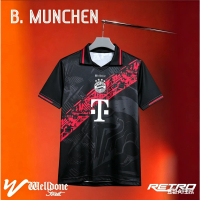 RETRO SYSTEMS Bayern Munich Exclusive Dark Style Soccer Jersey // Boss Shirt / 4-sided jersey / Over