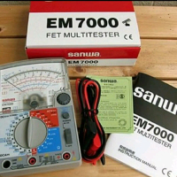 FET ANALOG MULTITESTER AVOMETER MULTIMETER SANWA EM7000 JAPAN