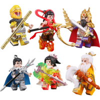 รูปของเล่นบล็อก Wukong, การเดินทางสู่ตะวันตกใหม่, อิฐอาคาร, 30307-30312