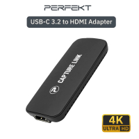 【PERFEKT】Capture Link HDMI 4K影像擷取棒 遊戲直播專用(Youtube Twitch 直播 PS5/Xbox PT-72300)