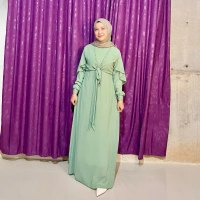 Baju muslim Gamis Simple Wanita Panjang Formal