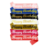 {UTUO} Happy Birthday Sash Birthday Party Decoration Party Favors Gifts