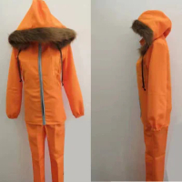 Anime Kenny McCormick Cosplay Costume Uniform Outfit for Halloween Drama Anime Party