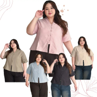 New Dian Blouse - Atasan Jumbo Polos - Blouse Jumbo - Atasan Bigsize Nyaman - Blouse Wanita Jumbo