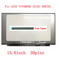For ASUS VIVOBOOK S510U SERIES LED LCD Screen 1366x768 1920*1080 HD Display Panel 30 Pins 15.6 Slim