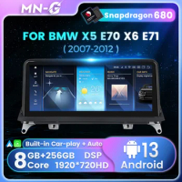 Android 13 Carplay Android Auto For BMW X5 E70/X6 E71 (2007-2013) Car Radio GPS Navigator Multimedia BT 5.0 Original information